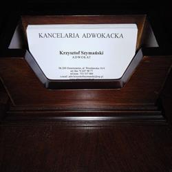 Kancelaria Adwokacka Adwokat Szymański Krzysztof