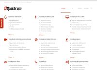 Strona internetowa z P.h.u. Spektrum