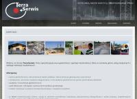 Strona internetowa z Terraserwis