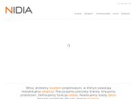 Strona internetowa z Nidia Studio Aranżacja i Wyposażenie Wnętrz