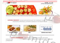 Strona internetowa z Pomidor Catering