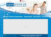 Strona internetowa z P.h.u.zgłośpranie.pl