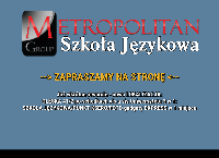 Strona internetowa z Metropolitan Group