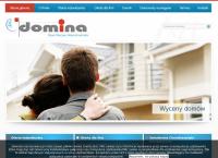 Strona internetowa z Biuro Wyceny Nieruchomości \"domina\", Elżbieta Śliwińska