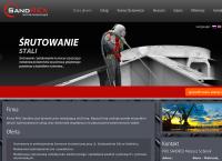 Strona internetowa z Sandrex - Techniki Antykorozyjne