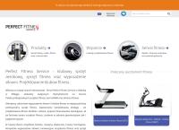Strona internetowa z Perfect Fitness Service