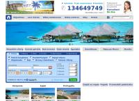 Strona internetowa z Net Wakacje Travel Group