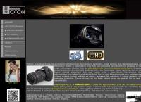 Strona internetowa z Fotonart