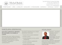 Strona internetowa z Kancelaria Adwokacka Michał Białek