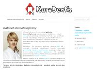 Strona internetowa z Karodentis - Gabinet Stomatologiczny Karolina Bucka