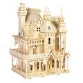 Finezyjna willa domek dla lalek PUZZLE DREWNIANE 3D