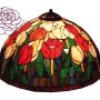 Lampa witrażowa wisząca Tulipany 40