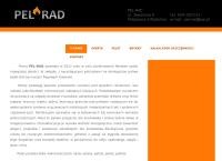 Strona internetowa z Pel-Rad