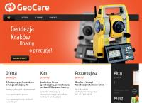 Strona internetowa z Geocare Usługi Geodezyjne Łukasz Góral