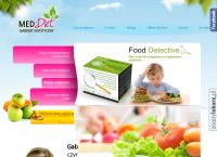 Strona internetowa z Dietetyk Gabinet Med-Diet