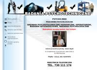 Strona internetowa z Psycho-Med Badania Psychotechniczne i Psychologiczne Rzeszów