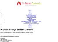 Strona internetowa z Ściezka Zdrowia