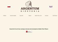 Strona internetowa z Argentum Biżuteria