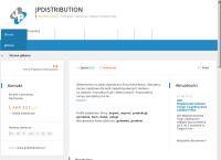 Strona internetowa z JPdistribution