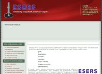 Strona internetowa z Esers
