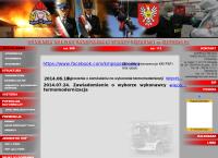 Strona internetowa z Komenda Miejska Państwowej Straży Pożarnej