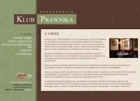 Strona internetowa z Klub Prawnika Restauracja Piotr Lewandowski