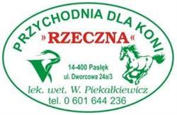 Rzeczna. Przychodnia dla Koni. Lek. Wet. W. Piekałkiewicz