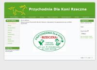 Strona internetowa z Rzeczna. Przychodnia dla Koni. Lek. Wet. W. Piekałkiewicz