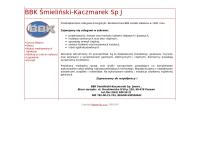 Strona internetowa z Bbk Śmieliński - Kaczmarek Sp. J.