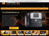 Strona internetowa z Sematel
