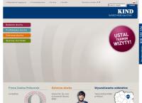 Strona internetowa z KIND/Amplifon Aparaty Słuchowe Sp. z o.o.