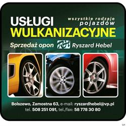Usługi Wulkanizacyjne. Ryszard Hebel