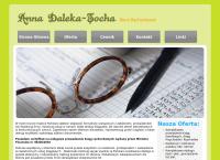 Strona internetowa z Daleka-Socha Anna. Biuro Rachunkowe