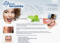 Strona internetowa z Stomatologia Kaczyńska. Prywatny Gabinet Stomatologiczny Halina Kaczyńska, Joanna Kaczyńska