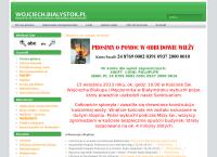 Strona internetowa z Parafia rzymskokatolicka pw. św. Wojciecha Biskupa Męczennika