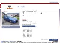 Strona internetowa z Top Auto