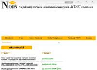Strona internetowa z Niepublicznygozrodek Doskonalenia Nauczycieli \"wena\"
