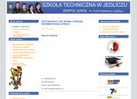 Strona internetowa z Zespół Szkół im. Armii Krajowej