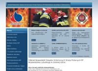 Strona internetowa z Ochotnicza Straż Pożarna - Oddział Wojewódzki