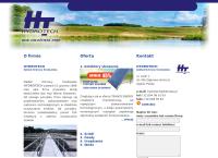 Strona internetowa z Zakład Ochrony Środowiska HYDROTECH mgr Roman Browarski