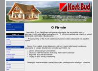 Strona internetowa z KOST-BUD