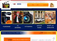 Strona internetowa z Centrum Usług Weselnych Hand-Mix