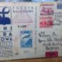 karta pocztowa stempel poczta balonowa
