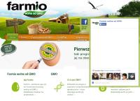 Strona internetowa z Farmio SA