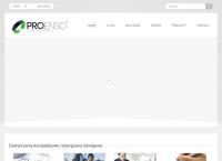 Strona internetowa z PROENSO Spółka z o.o.