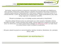 Strona internetowa z Kinesiofit Bartłomiej Mościcki