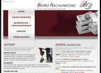 Strona internetowa z Biuro Rachunkowe Bd. Usługi Informatyczne. Beata Dudek