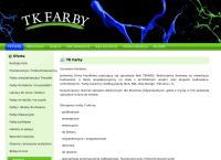 Strona internetowa z Tk Farby