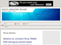 Strona internetowa z Rolety Mińsk