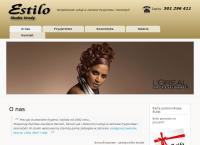 Strona internetowa z Studio Urody Estilo